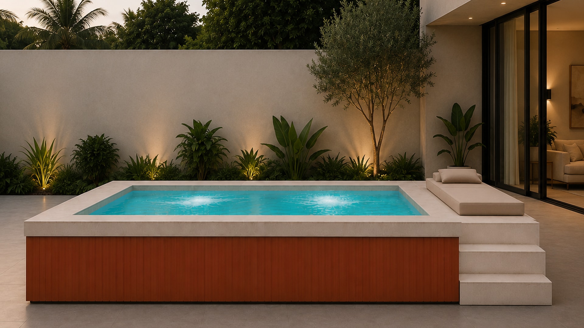 Colección Pool Spa — Compacta y grande en experiencia.